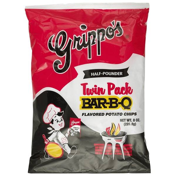 Grippo's Twin pack Potato Chips (bar-b-q)