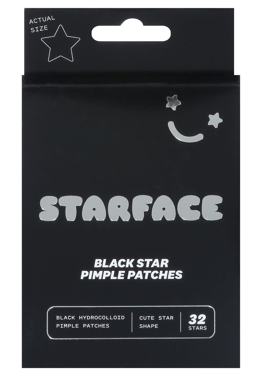 Starface Star Pimple Patches, Black (1.1 oz, 32 ct)