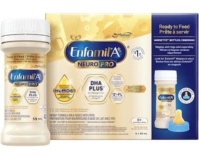 Enfamil A+ Neuropro Baby Formula Ready To Feed Nursettes For 0-12 Months (6 x 59 ml)
