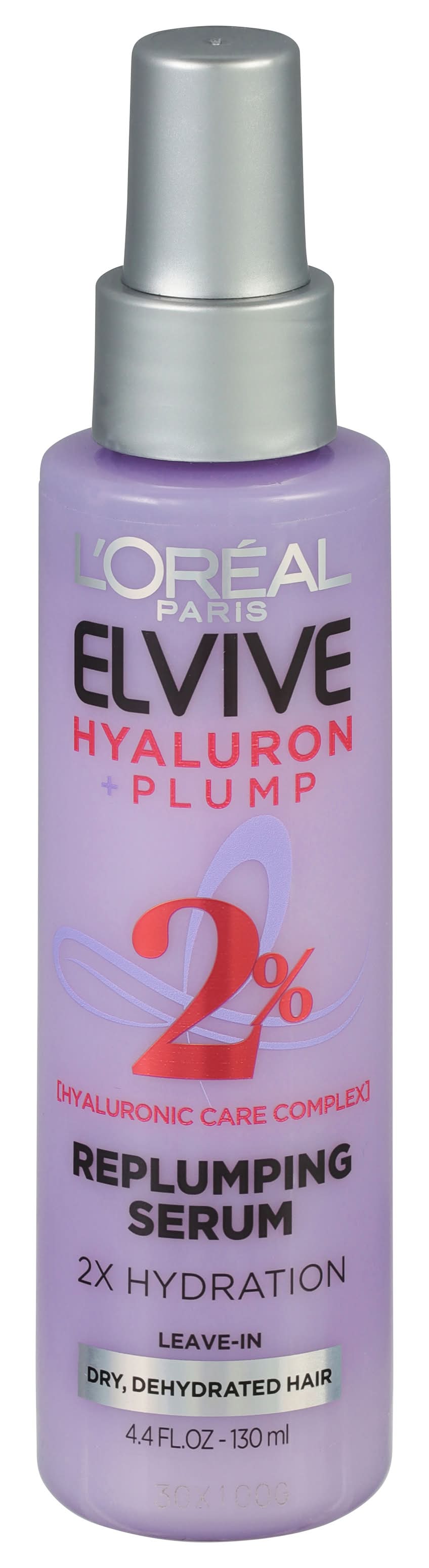 L'Oréal Elvive Hyaluron + Plump 2% Hyaluronic Care Complex Repluming Serum (4.4 fl oz)