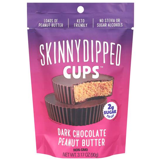 Skinnydipped Cups (dark chocolate peanut butter)