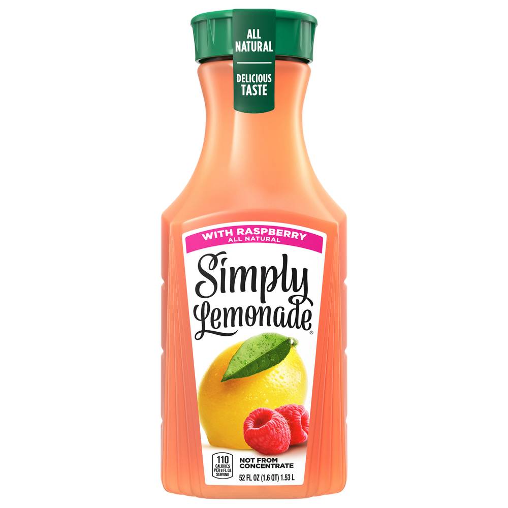 Simply Lemonade All Natural Juice Drink Blend, Raspberry (52 fl oz)