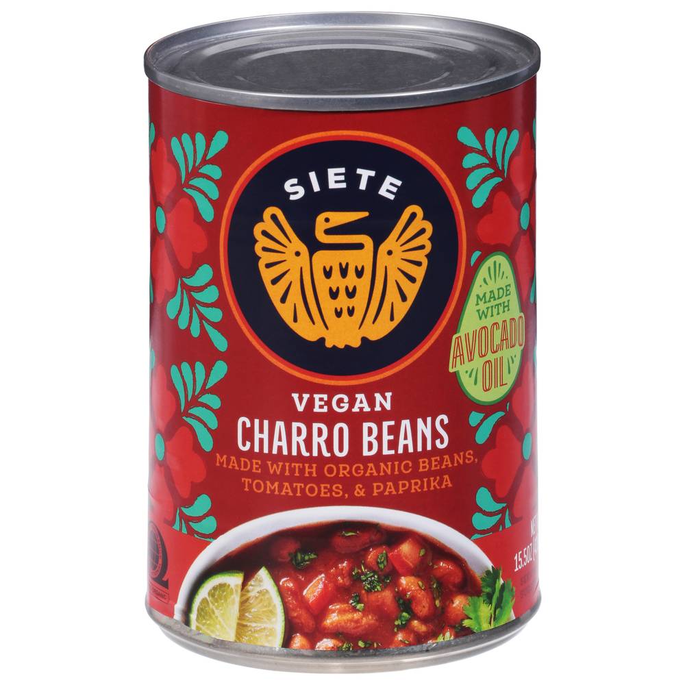 Siete Foods Vegan Charro Beans (15.5 oz)