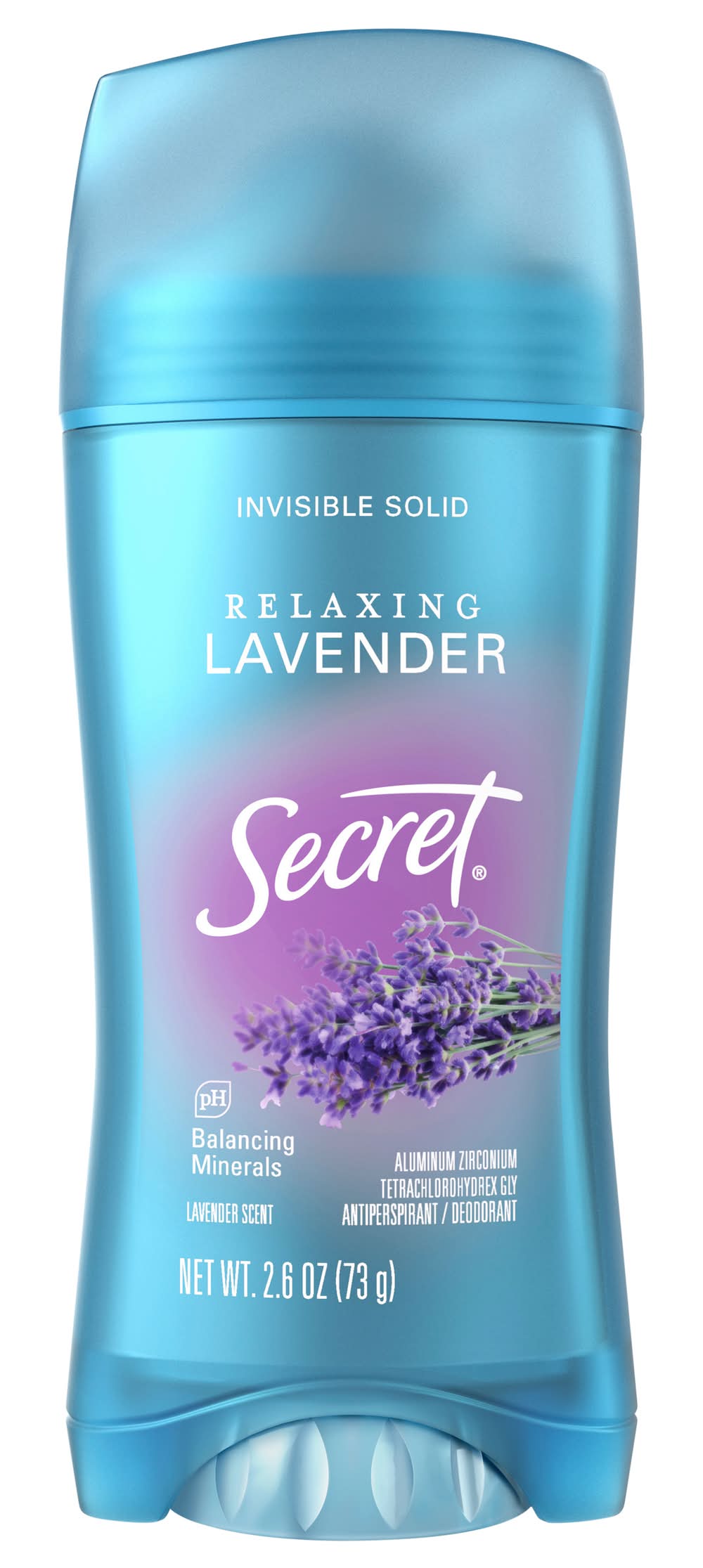 Secret Lavender Scent 48 Hr Invisible Solid Antiperspirant (2.6 oz)
