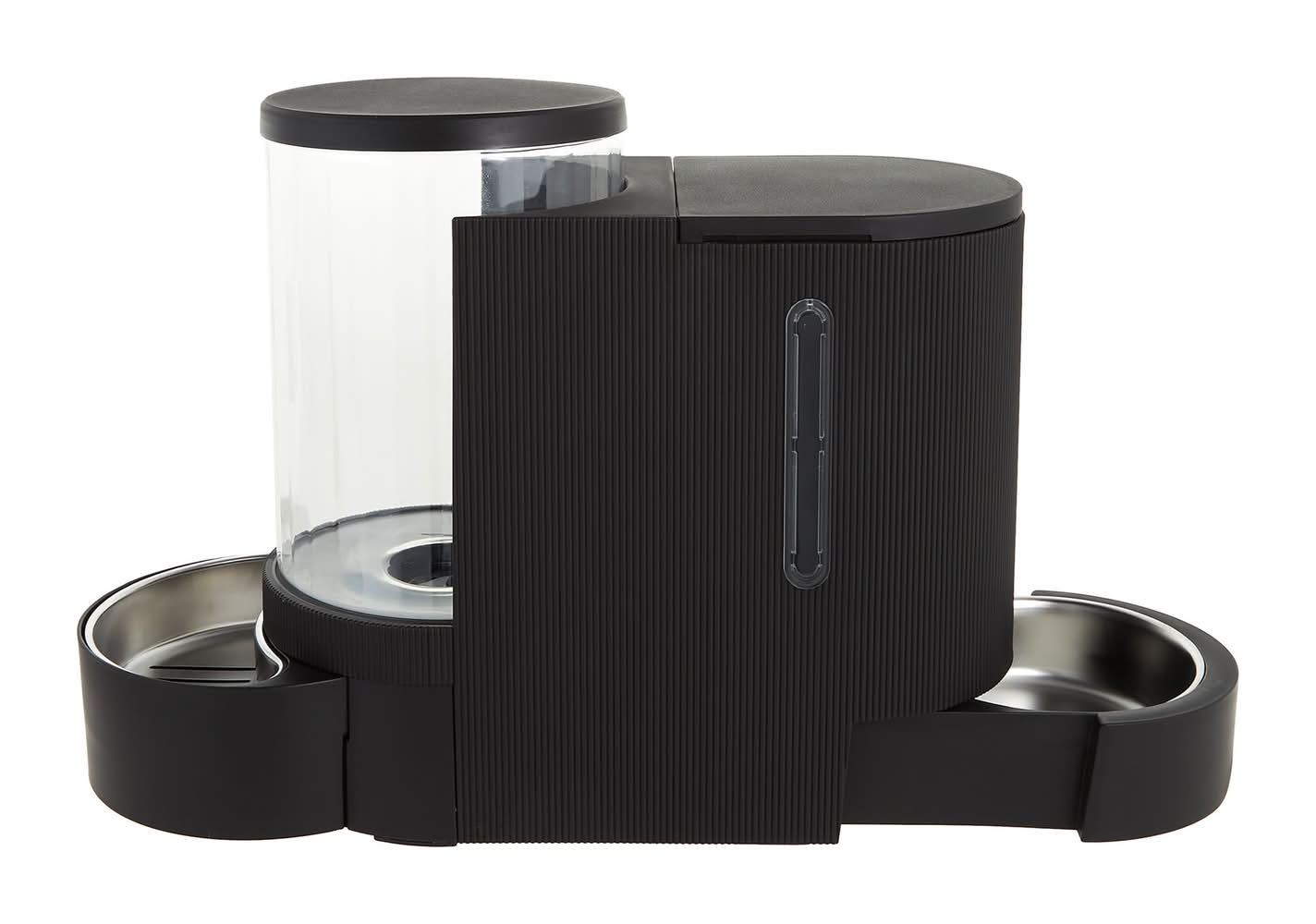 Whisker City® 2-in-1 Gravity Pet Feeder & Waterer (Color: Black)