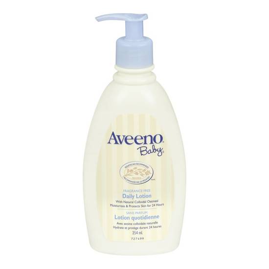 Aveeno Baby Fragrance Free Daily Lotion (354 ml)