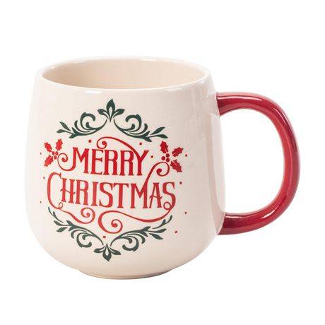 Holiday Time Decal Ceramic Mug, 18 oz, 1 piece