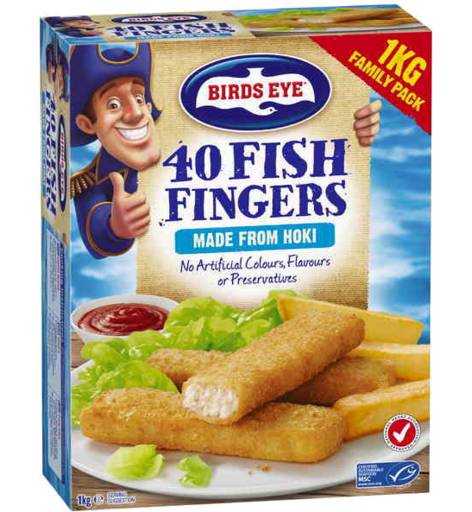 Birds Eye Original Crumb Fish Fingers (1kg, 40 pack)