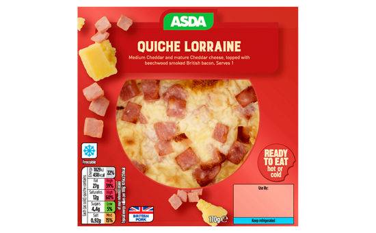 Asda Quiche Lorraine 170g