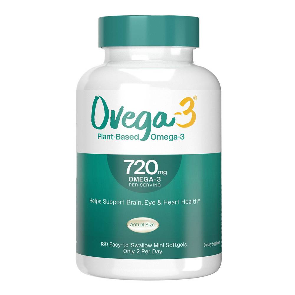 Ovega-3 Plant Based 720 mg Dietary Supplements Softgels