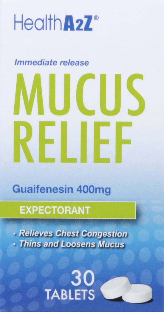 Healtha2z Mucus Relief Expectorant (30 ct)