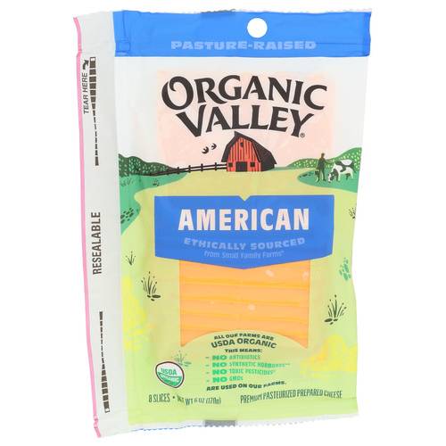 Organic Valley Organic Sliced American Cheese