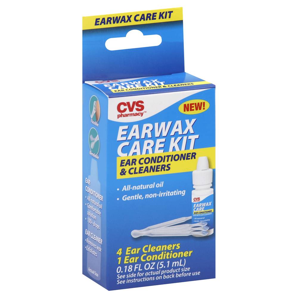 CVS Pharmacy Earwax Care Kit Ear Conditioner & Cleaners (0.18 fl oz)