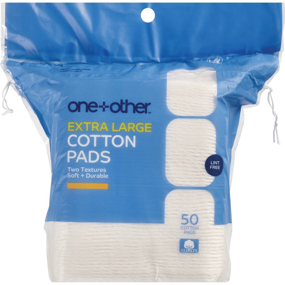 One+Other Premium Cotton Pads, 50Ct