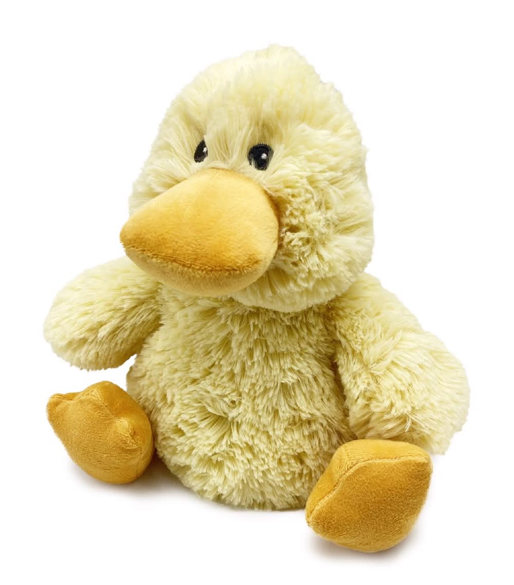 Warmies Duck Stuffed Animal Yellow
