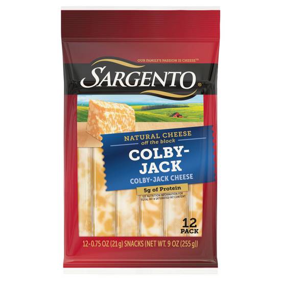Sargento Colby-Jack Natural Cheese Snack Sticks (12 ct)