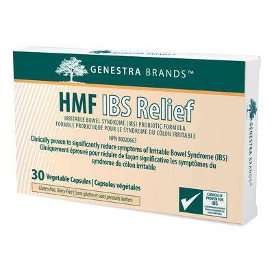 Genestra brands soulagement de syndrome du colon irritable hmf (30 un - comprimés) - hmf ibs relief vegetable capsules (30 units)