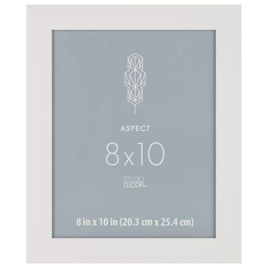 White Wide 8" X 10" Frame, Aspect By Studio Decor