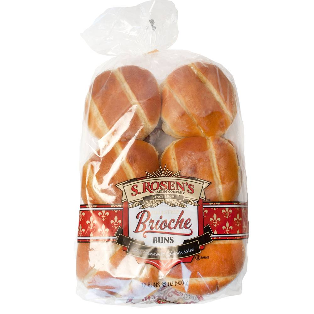 S. Rosen's Brioche Buns (12 ct)