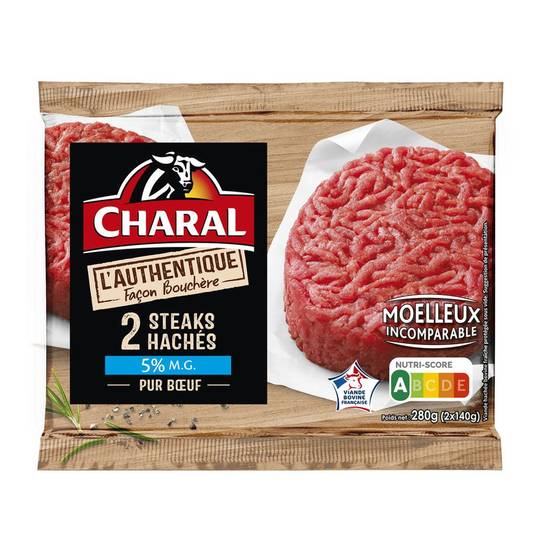 Steak haché authentique Charal 2x140g