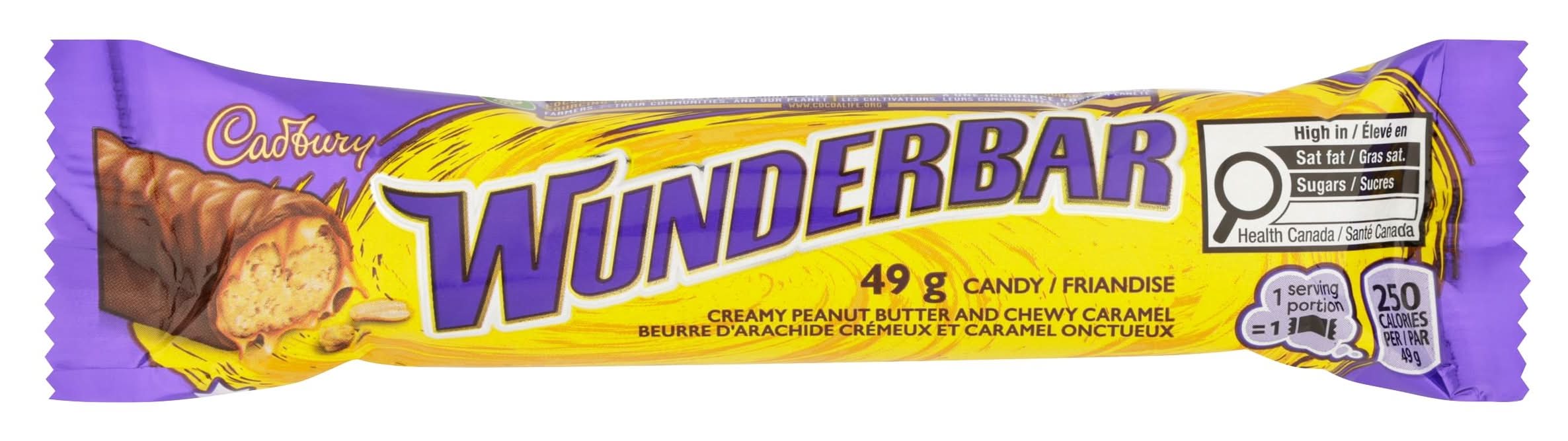 Cadbury Wunderbar Chocolatey Candy Bar (49 g)