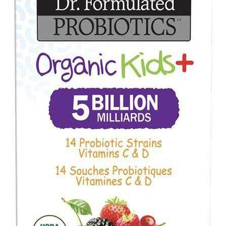 Dr. Formulated Probiotiques Organic Kids + 5 Milliards