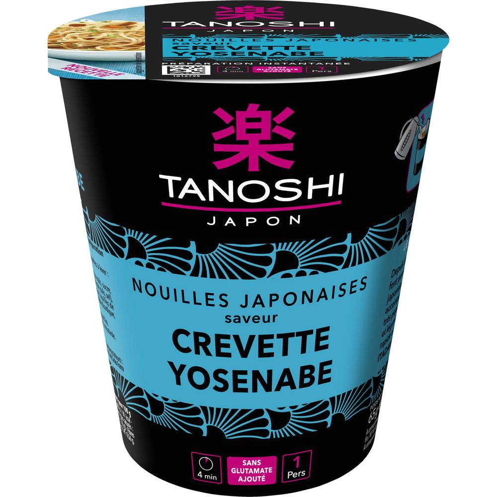 Tanoshi - Nouilles japonaises (crevettes yosenabe)