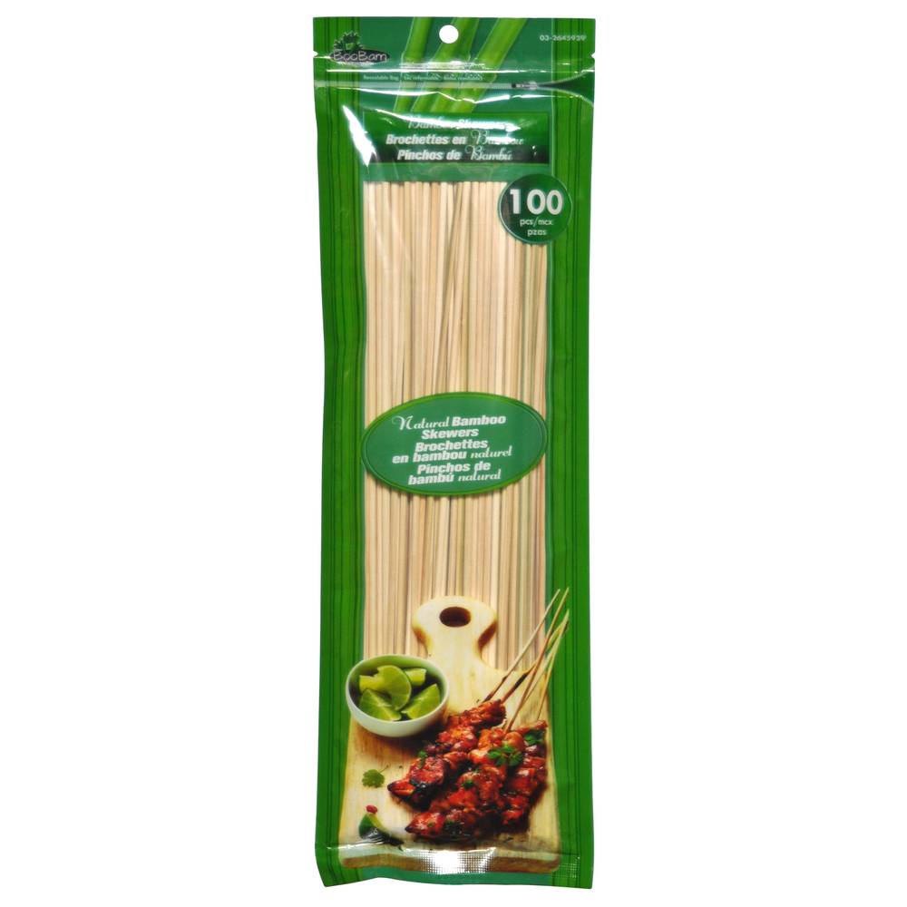 Bamboo Skewers, 100pc