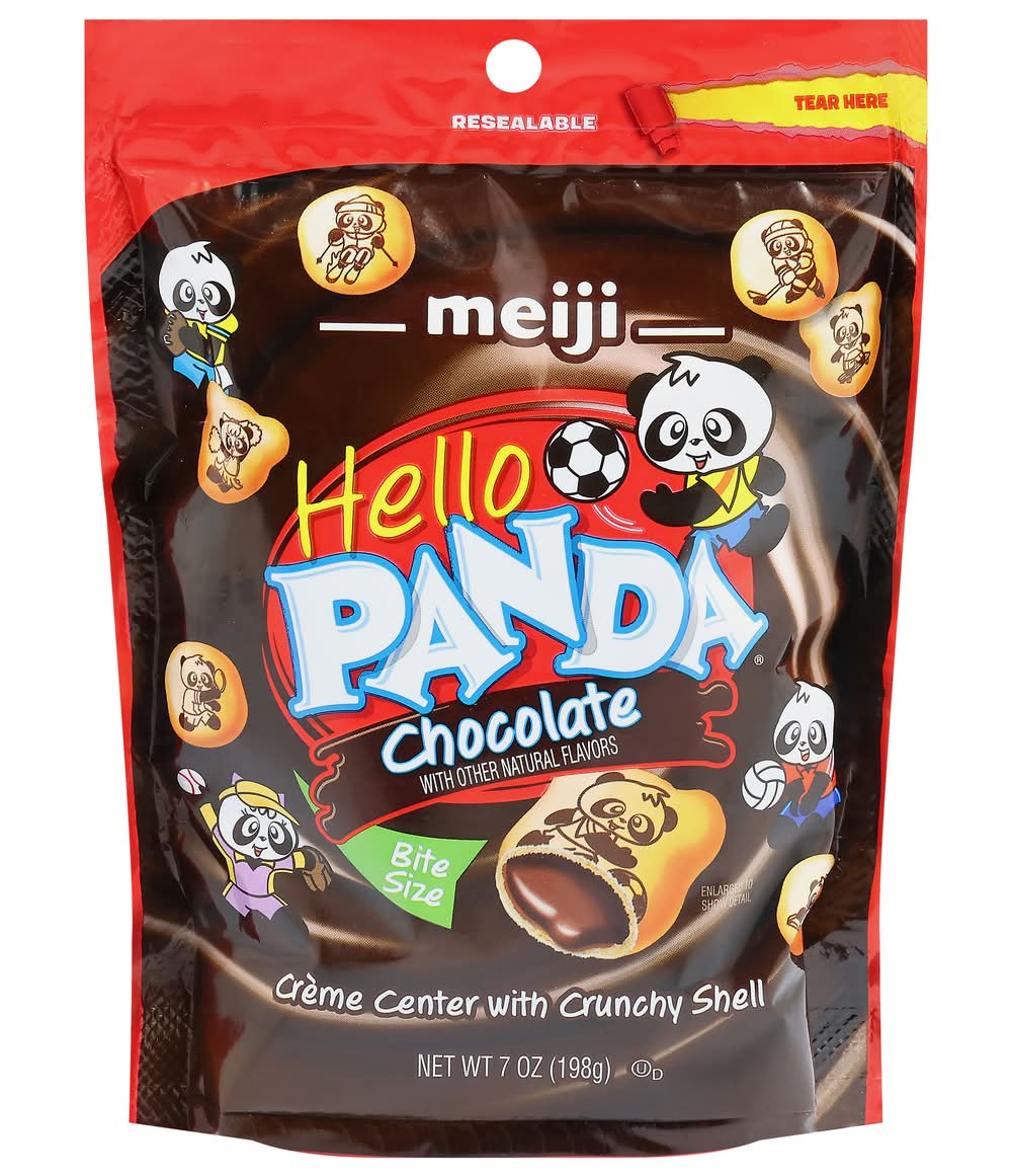 Meiji Hello Panda Cookies, Chocolate (7 oz)