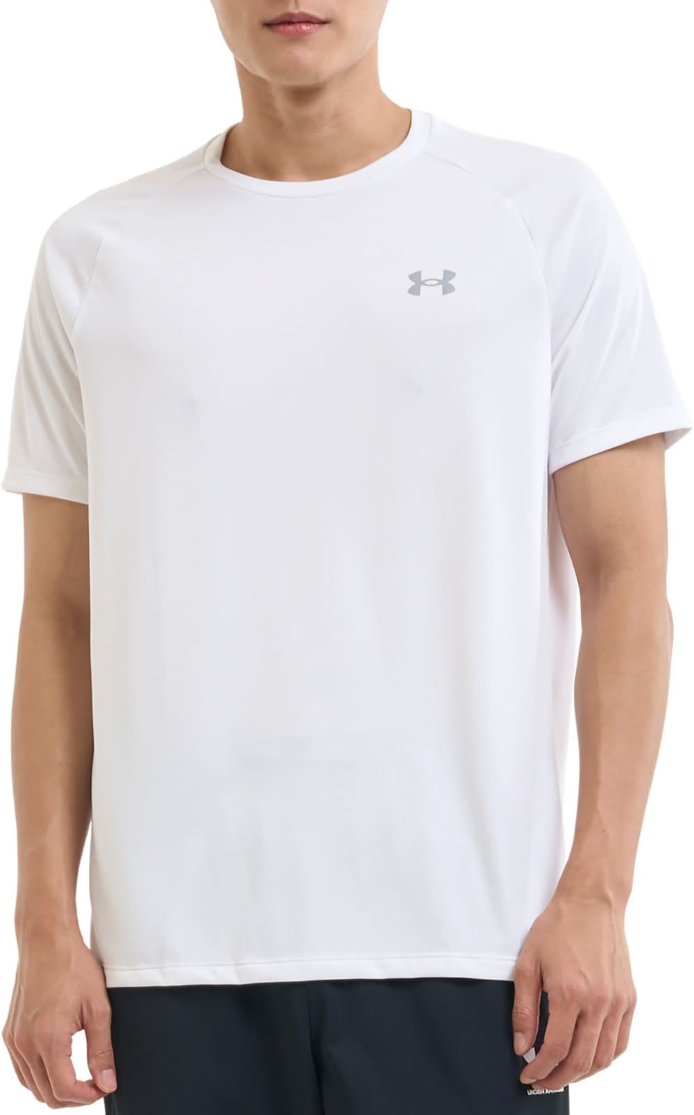 Under Armour Men's Tech 2.0 Short Sleeve T-Shirt (White/Overcast Gray, L)