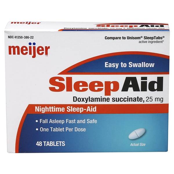 Meijer Sleep Aid 25 mg (48 ct)