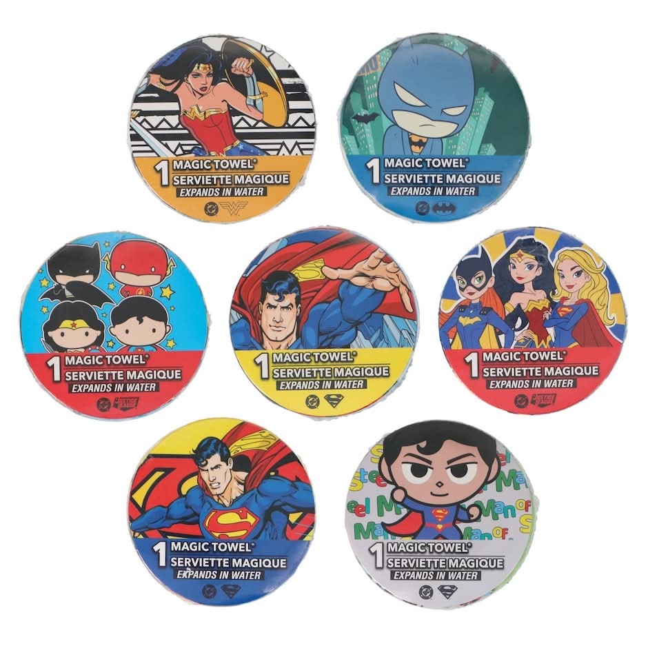 Licensed Character Warner Brothers Expanding Magic Towels, 11.75 in.