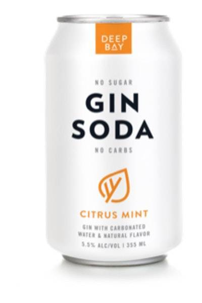 Deep Bay Spirits Gin Soda Citrus Mint (355 ml)
