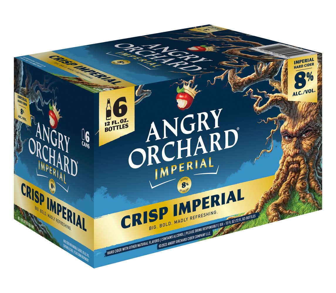 Angry Orchard Crisp Imperial Hard Cider (6 x 12 fl oz)