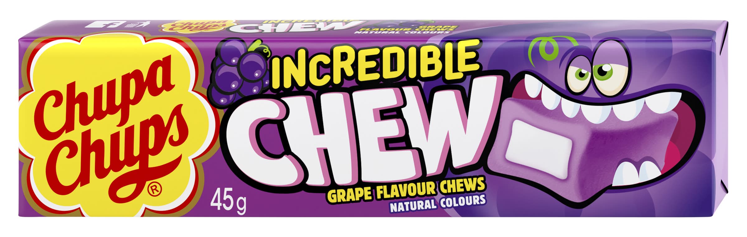 Chupa Chups Incredible Chew, Grape (45g)