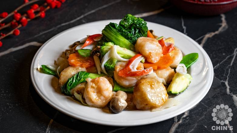 Chop Suey - Seafood (Shrimp, Krabmeat & Scallops) (Gluten Free)