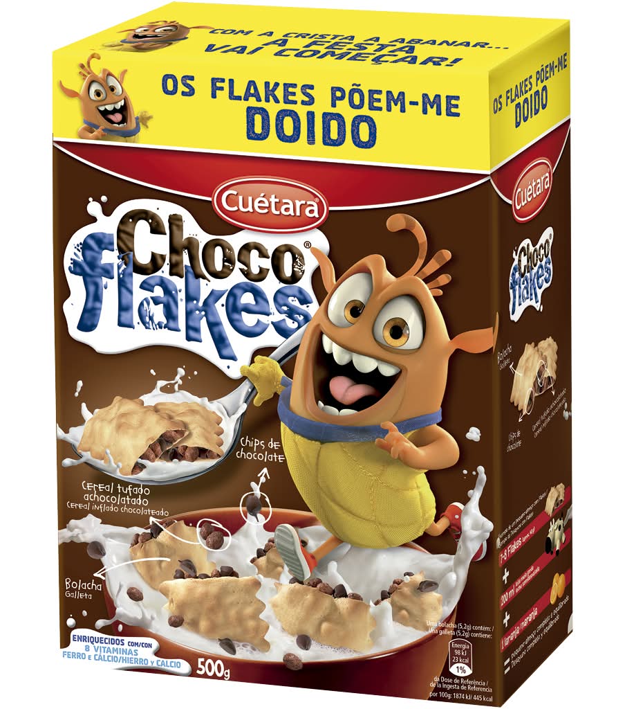 Cuétara - Choco flakes, embalagem de 500g
