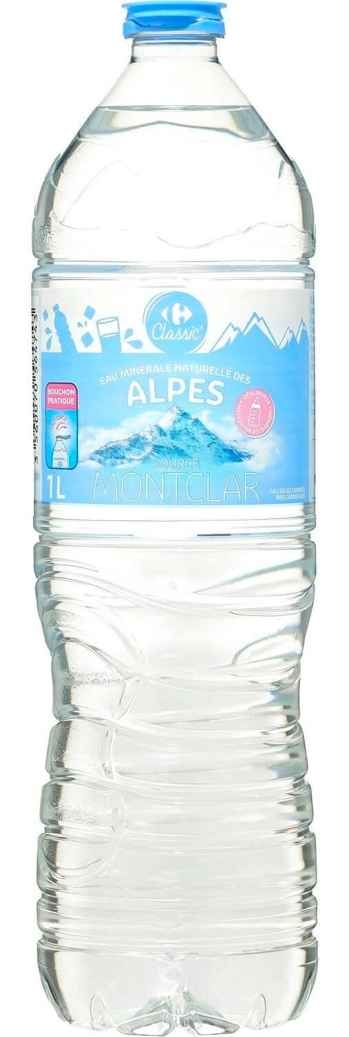 Carrefour Classic' - Eau minérale naturelle (1L)