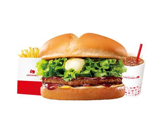 【セット】てりやきバー�ガー Teriyaki Burger Set