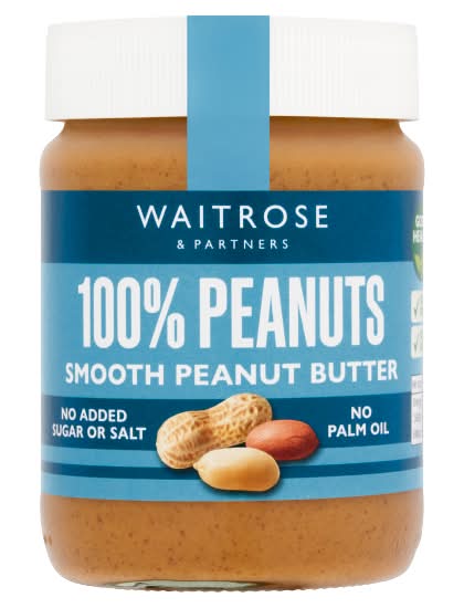 Waitrose & Partners 100% Smooth Peanut Butter (340g)