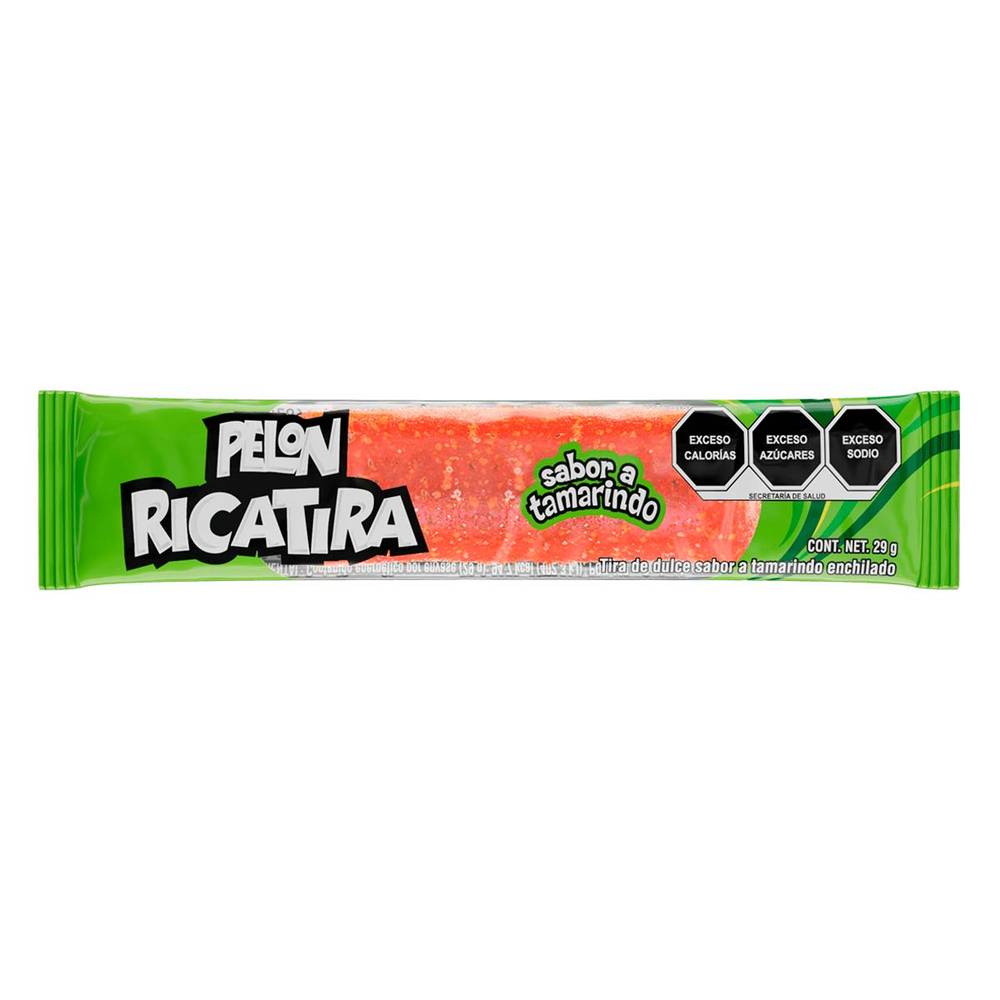 Pelon Ricatira · Tira de dulce, tamarindo enchilado (29 g)