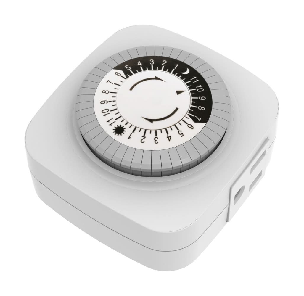 Utilitech 15 -Amps 125-volt Indoor 2 -Outlet Countdown Analog Lighting Timer