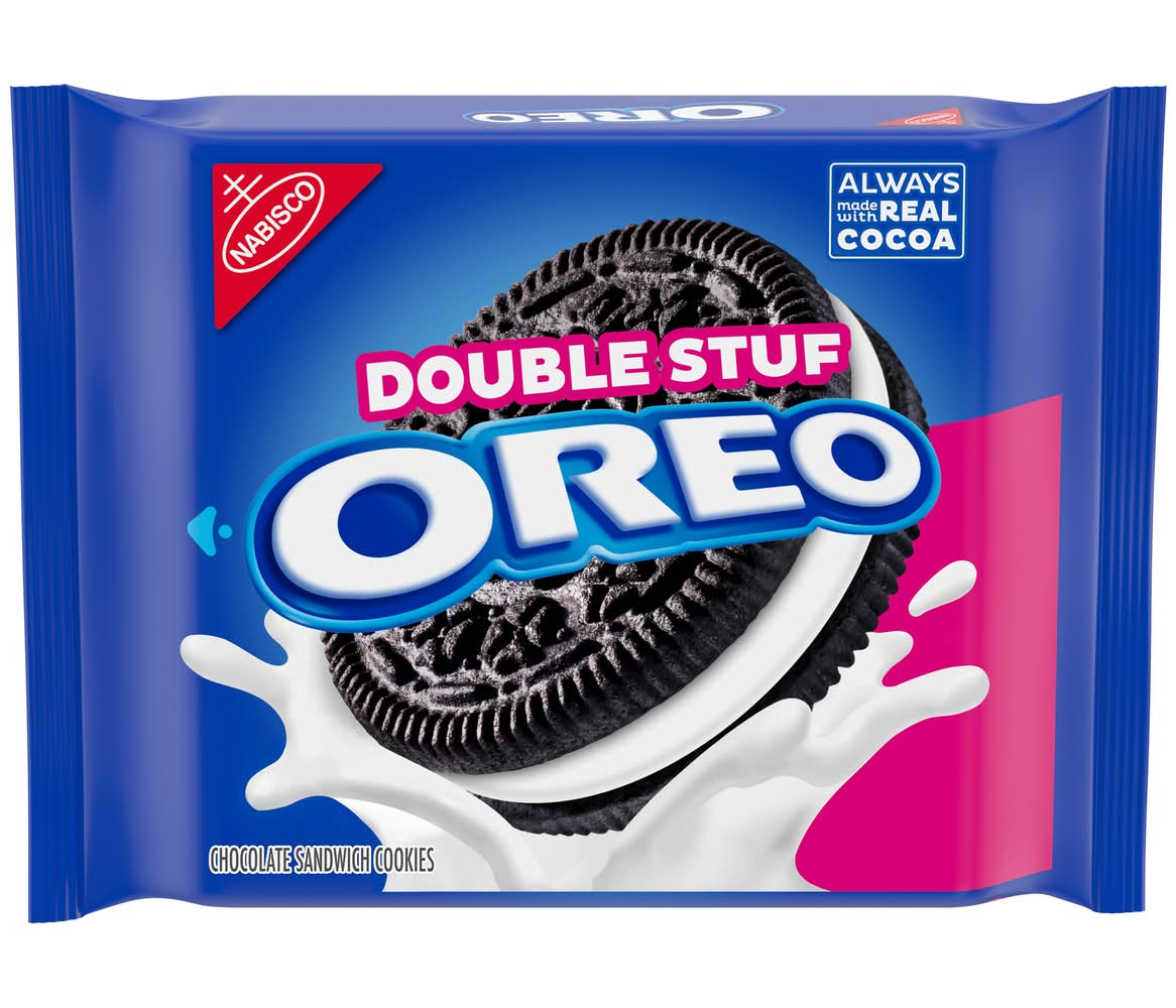 Oreo Double Stuf Sandwich Cookies, Chocolate (14.03 oz)