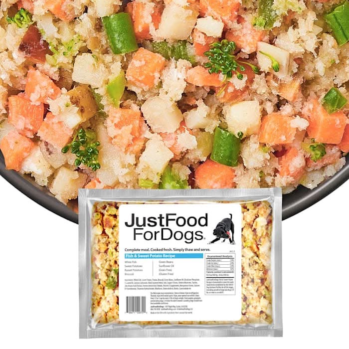 JustFoodForDogs Daily Diets Fish & Sweet Potato Frozen Dog Food, 72 oz.