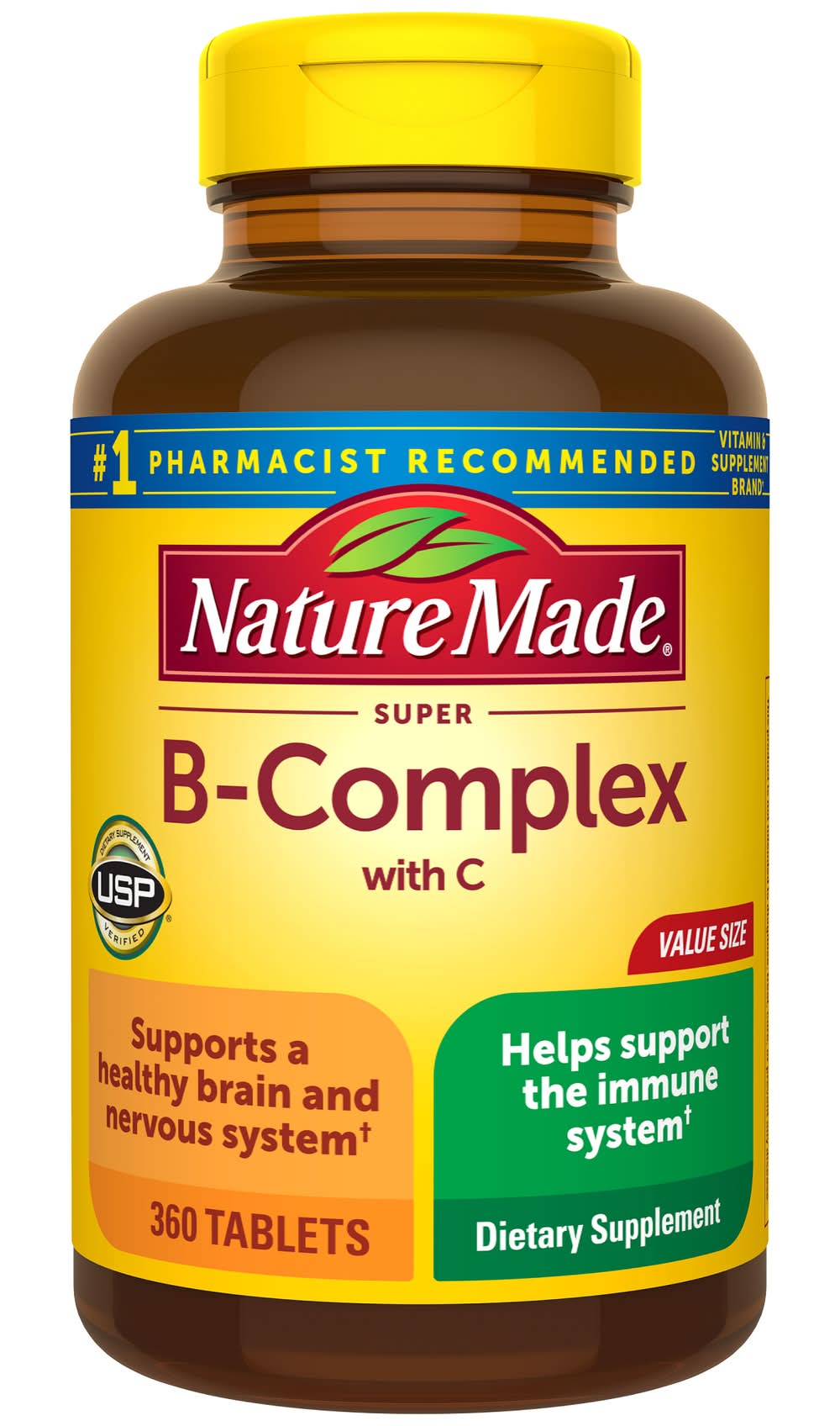 Nature Made Super B Complex Tablets (6.4 oz, 360 ct)