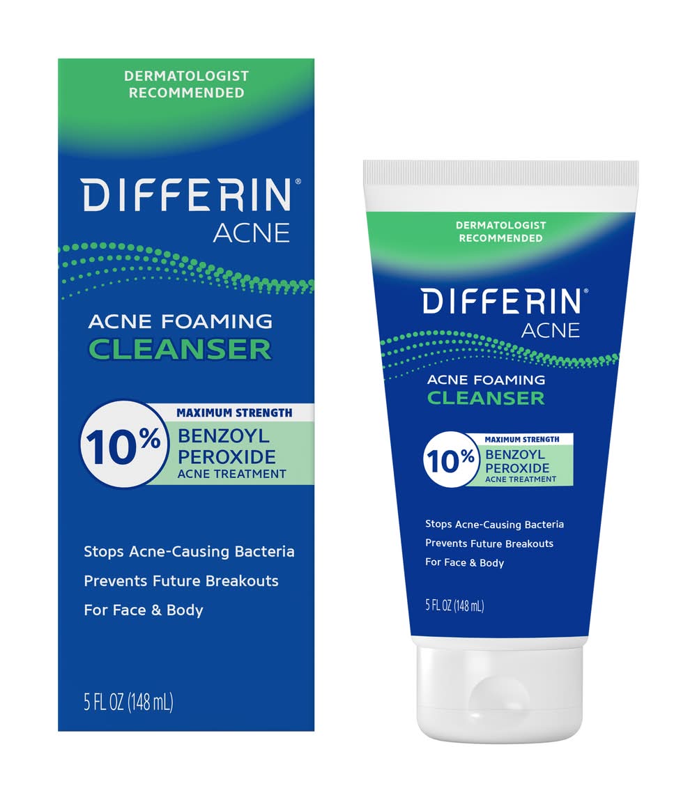 Differin Cleanse Maximum Strength Acne Foaming Cleanser (5 fl oz)