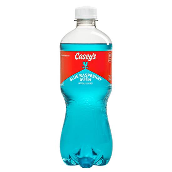 Casey's Blue Raspberry Soda 20oz