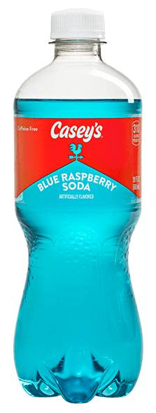 Casey's Blue Raspberry Soda 20oz