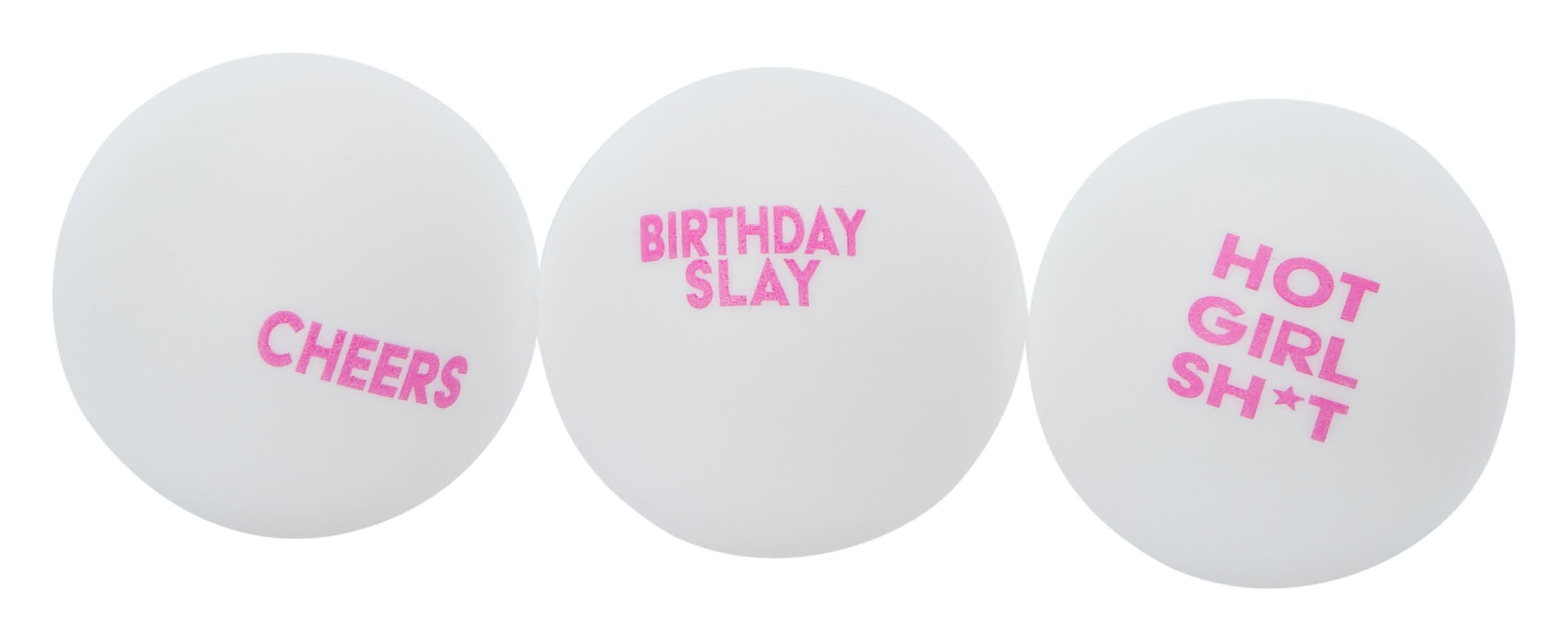 Funny Pong Balls 3-Count Hot Girl
