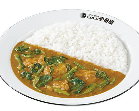 THEチ��キンカレー＋ほうれん草 THE chicken curry with spinach